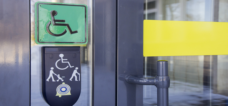 automatic handicap door opener in Rossmoor