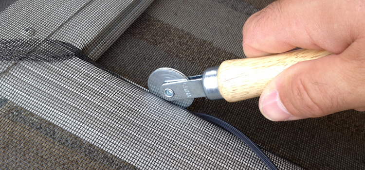metal screen door repair in Rossmoor